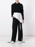 backless cropped jumper
