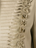 pleat detail coat