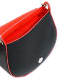 pompom saddle shoulder bag