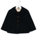 bow detail cape