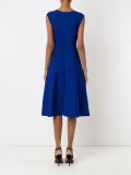 mid-length flared knit dress