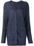 melange oversized cardigan