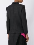 checked blazer