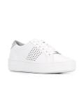 perforated detail sneakers 