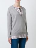 V-neck blouse