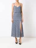 striped midi dress