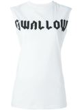 'Swallow' boyfriend tank top 