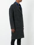 double-breasted mid coat