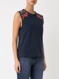 embroidered tank top