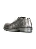 metallic lace-up shoes