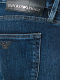 regular-fit block hem jeans