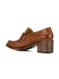 chunky heel penny loafers 