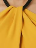 wrap detail midi dress
