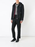 camouflage print hooded jacket