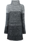 turtleneck longsleeved knit dress