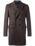 Embroidered wool coat