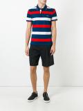 striped polo shirt