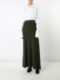 pleated detail skirt 