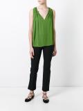 gathered tank top