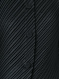pleated button top