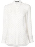 crepe polka dot shirt