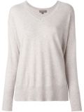 felted oversize v-neck sweater