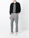 zipped bomber jacket