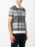 checked polo shirt 