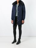 fur collar parka