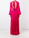 pleated gown 