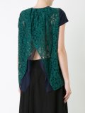 open back lace T-shirt