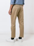 dropped crotch straight-fit chinos