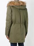 zipped parka coat