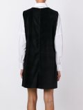 embroidered mini dress