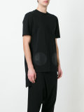 rear slit layer T-shirt  