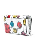 floral print chain wallet