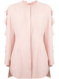 draped sleeves shirt 