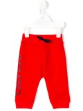 logo print track pants