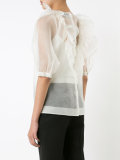 sheer ruffle top 