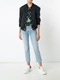 frayed trim jeans 