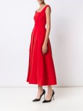 pleated bustier dress