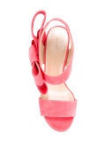 oversized bow sandals