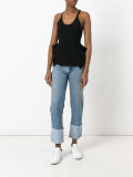 ruffled tank top