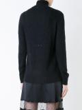 sheer knit cardigan