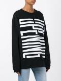 logo print sweatshirt