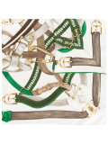 belt print scarf