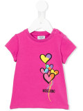 heart print T-shirt 