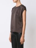 ruched design T-shirt