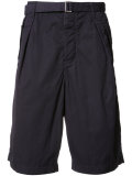 belted bermuda shorts