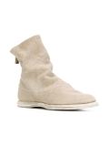zipped flat boots